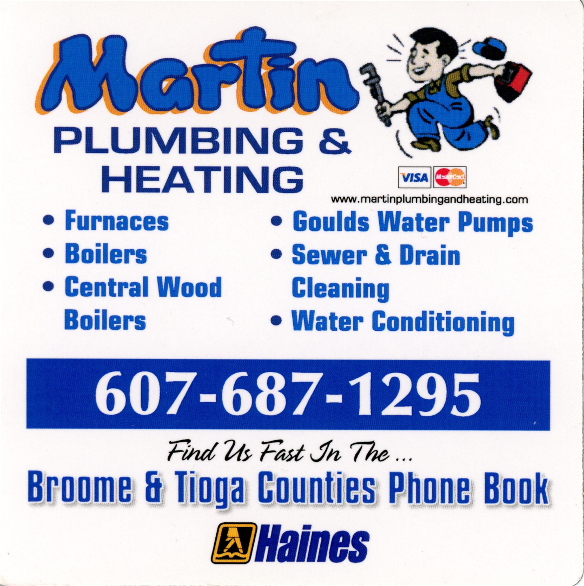 Martin plumbing and heating logo
